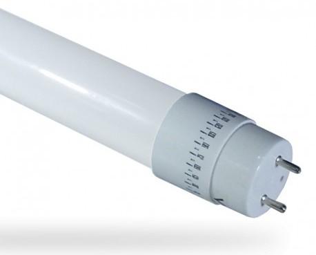 Tubos LED T8 60cm 10W cristal. Incluye un fusible LED para instalar directamente en su pantalla de tubos fluorescentes de 18W