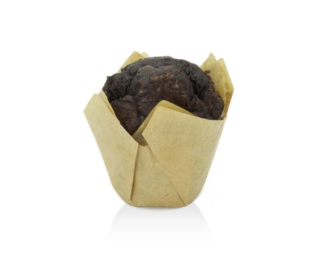 Muffin de Chocolate. Sin gluten muy esponjoso, te hará desear que nunca acabe