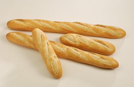 Línea de Baguett. Barra de pan