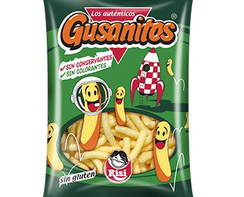 Gusanitos Original. ¡Los auténticos Gusanitos! El snack horneado sin colorantes y sin conservantes.