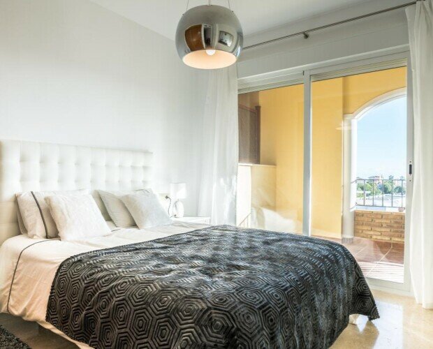 Dormitorio Proyecto Eden Golf. Proyecto de lavado de cara de una vivienda en Riviera del Sol