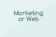 Marketing or Web