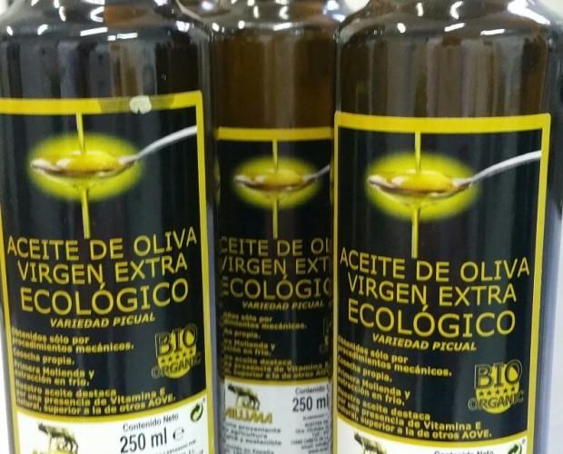 Aceite de oliva ecológico 250 ml. Aceite de la variedad picual