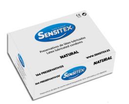 Sensitex Natural144. Caja a granel de 144 preservativos Sensitex