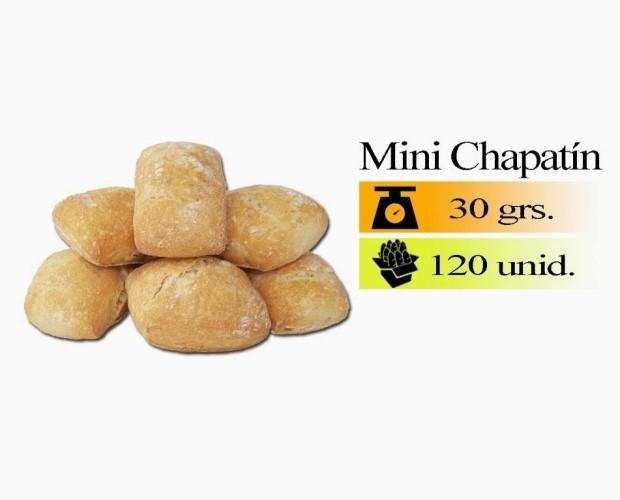 Mini chapatín. Pan de chapata mini