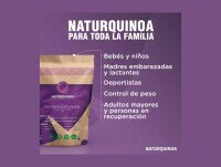 Harina de Quinoa. Bolsa doy pack de 500 gr. de quinoa instantánea en polvo 100% natural