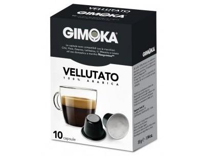 Gimoka Vellutato. Esta cápsula está compuesta con cafés seleccionados de Colombia, tierra del Arábica dulce, uno de los mejores del mundo
