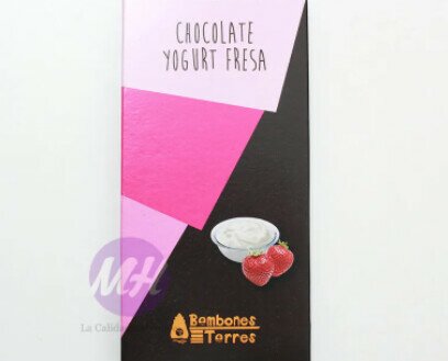 Chocolate, yogurt y fresa. Chocolates artesanos elaborados diariamente