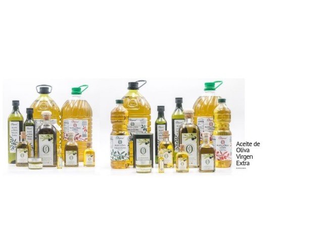 Variedad de formatos. Aceite de oliva de Jaén