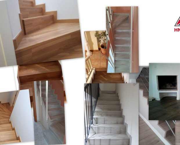 Collage Forrado Escaleras. Excelentes acabados en madera