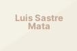 Luis Sastre Mata