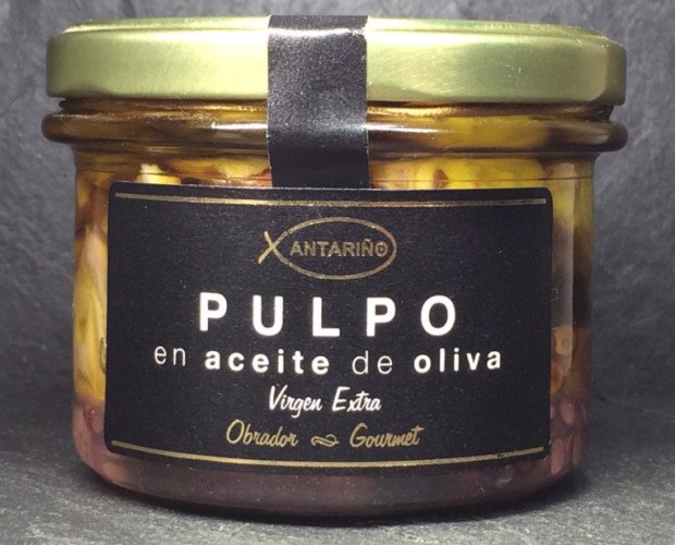 Pulpo Aceite Virgen. Pulpo Gourmet en Aceite de Oliva Virgen Extra