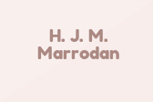 H. J. M. Marrodan