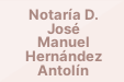 Notaría D. José Manuel Hernández Antolín