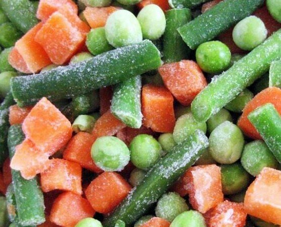 Verduras congeladas. Disponemos de las mejores verduras
