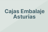 Cajas Embalaje Asturias