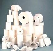 Consumibles de celulosa. Bobinas de papel, servilletas, toallas