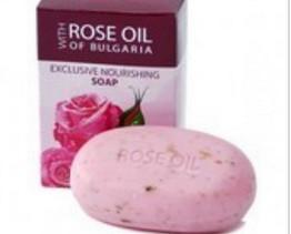 Jabón rosa de Bulgaria. Jabón de lamejor calidad