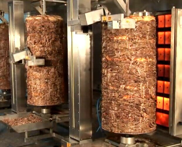Carne halal. Carne shawarma de gran calidad