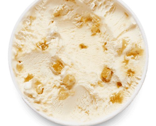 Tarrina. Deliciosa combinación de nuestro clásico helado de vainilla y crujientes nueces de Macadamia caramelizadas