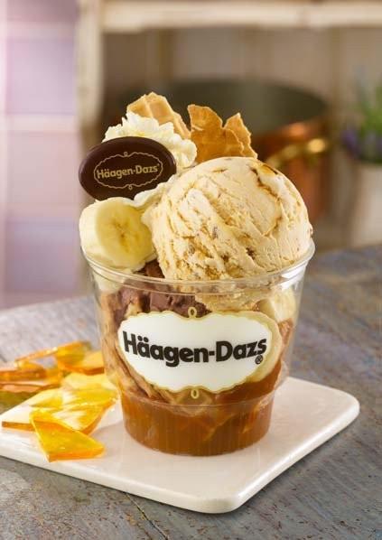 Helados. Disfrute del placer de los helados Häagen Dazs