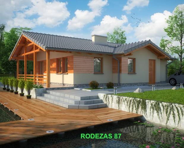 Casa Rodezas 87. Casa de madera ecológica modelo Rodezas 87