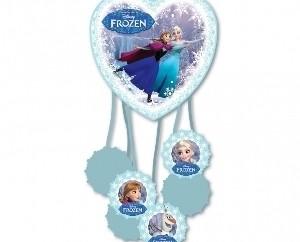 Piñata de Frozen. Hermosa piñata con forma de corazón