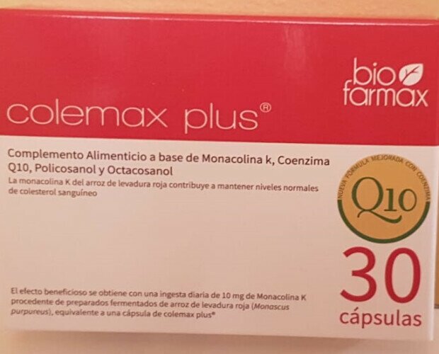 Colemax Plus. Es eficiente como una estatina pero sin sus efectos secundarios.