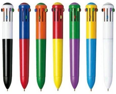 Bolígrafo 10 Colores. Opaco Carioca