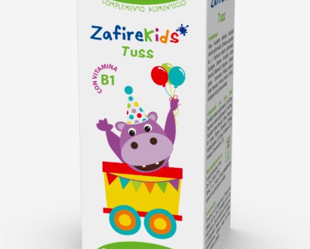 Zafire Kids Tuss. Ayuda a los niños a aliviar la tos y disminuir los síntomas del resfriado.
