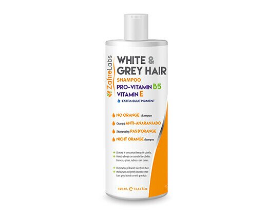 ZafireLabs White & Grey Hair. Champú especialmente desarrollado para cabello blancos y grises. No orange.