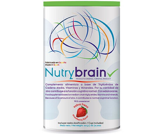 Nutrybrain Fresa. Complemento alimenticio especialmente desarrollado para personas mayores. Vitaminas.