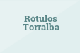 Rótulos Torralba