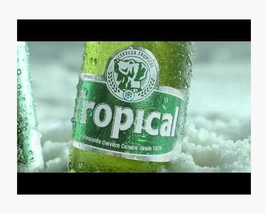 Cerveza Troipical. Pilsen 4.7º Muy Fresca Muy Suave Muy Verde