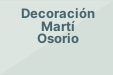 Decoración Martí Osorio