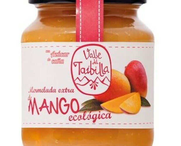 Mermelada Bio de mango. Elaborada con una cocción mínima de la fruta para conservar sus propiedades