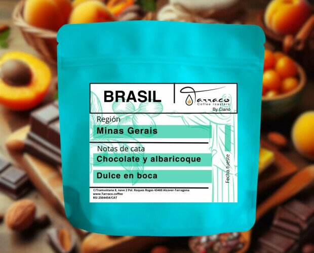 Café Brasil Minas Gerais. Café Brasil Minas Gerais chocolate y albaricoque