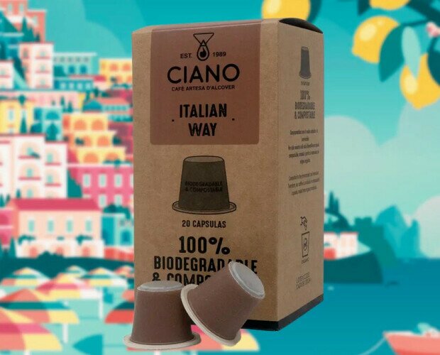 Café Italian Way. Café Italian Way 20 cápsulas 100% biodegradables