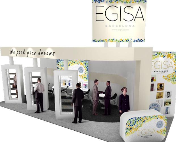 Egisa Emballage Paris. Montaje realizado en agotos de 2014