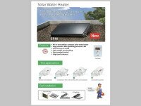 Energía Solar. Calentador de agua solar todo en 1 y compacto