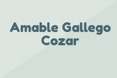 Amable Gallego Cozar