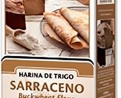Harina de trigo sarraceno. No contiene gluten y puede ser consumida por personas intolerantes a él.