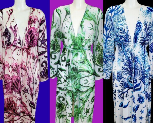 Kimonos hechos a mano en España. Nueva colección de kimonos para primavera/ verano 2023 hecha a mano en España.
