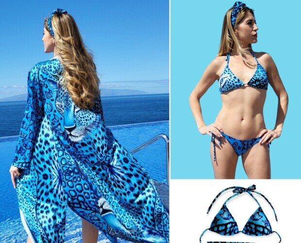 Bikini con diseño único. Nueva colección de bikinis 2023. Exclusiva colección hecha a mano en España.