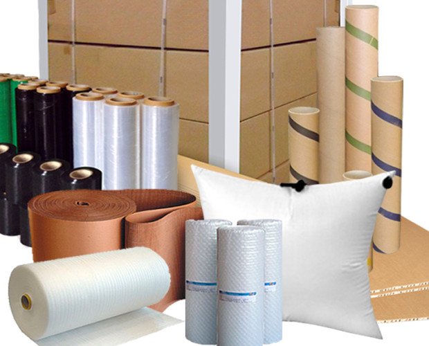 Protección embalaje. Productos de embalaje para protección y acolchado de la mercancía.
