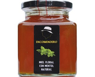 Miel de mentol. Miel multifloral con extracción natural de menta.