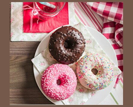 Donuts . Ofrecemos variedad de productos sin gluten