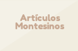 Artículos Montesinos