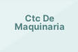 Ctc De Maquinaria