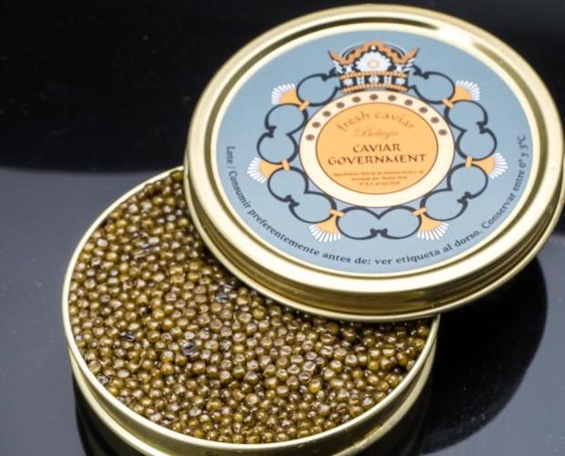 Caviar Beluga. Lata de Caviar Beluga